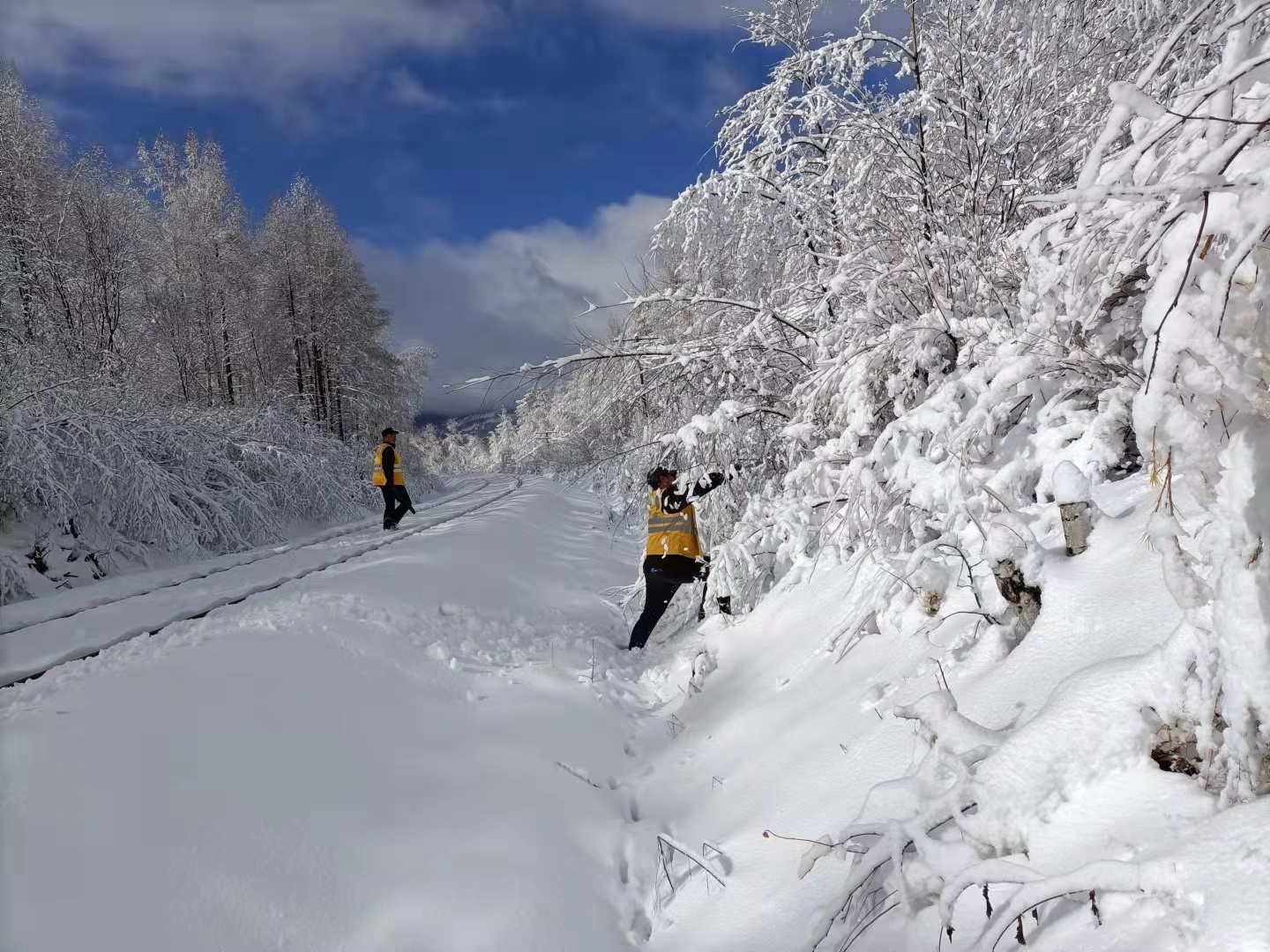 全面应对暴雪！哈铁除雪巡检清冰确保安全出行