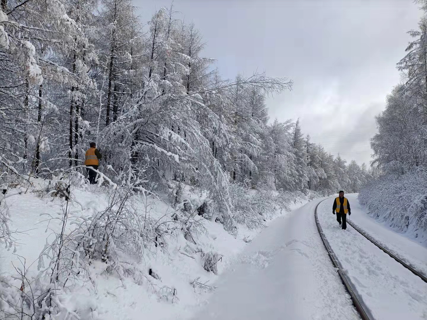 全面应对暴雪！哈铁除雪巡检清冰确保安全出行